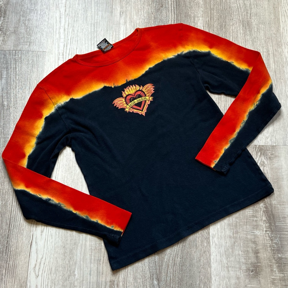 HARLEY DAVIDSON  Tie-Dye Long Sleeve Top